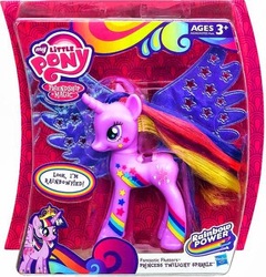 Size: 528x550 | Tagged: safe, twilight sparkle, alicorn, pony, g4, official, brushable, fantastic flutters, female, mare, rainbow power, toy, twilight sparkle (alicorn)