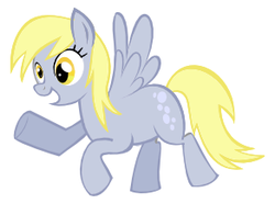 Size: 292x229 | Tagged: safe, artist:senwyn1, derpy hooves, pegasus, pony, g4, female, lowres, mare, solo