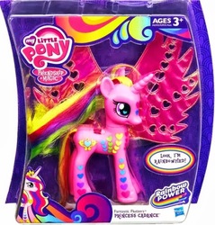 Size: 525x550 | Tagged: safe, princess cadance, g4, official, brushable, fantastic flutters, irl, photo, rainbow power, rainbow power-ified, toy
