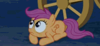 Size: 200x93 | Tagged: safe, scootaloo, g4, animated, female, solo