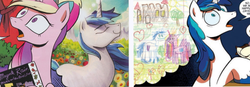 Size: 923x322 | Tagged: safe, idw, princess cadance, shining armor, g4, spoiler:comic