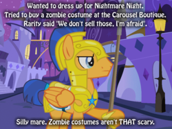 Size: 800x600 | Tagged: safe, flash sentry, g4, exploitable meme, idiot sentry, male, meme, nightmare night, solo