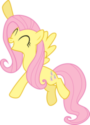 Size: 1024x1419 | Tagged: safe, fluttershy, g4, female, happy, simple background, solo, transparent background, vector