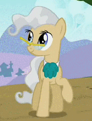 Size: 364x478 | Tagged: safe, screencap, mayor mare, pony, g4, the mysterious mare do well, animated, female, glasses, mayorable, solo, talking