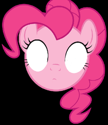 Size: 861x1003 | Tagged: safe, pinkie pie, g4, female, glowing eyes, solo