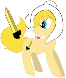 Size: 465x550 | Tagged: safe, artist:sey--yes, pony, adventure time, finn the human, male, ponified, solo