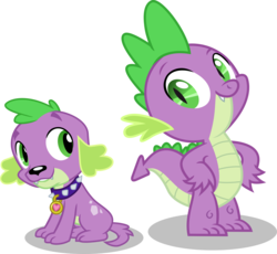 Size: 3301x3034 | Tagged: safe, artist:vector-brony, spike, dog, equestria girls, g4, cute, doggy dragondox, simple background, spike the dog, square crossover, transparent background, vector