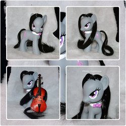 Size: 894x894 | Tagged: safe, artist:soulren, octavia melody, g4, bowtie, brushable, cello, customized toy, irl, musical instrument, photo, solo, toy