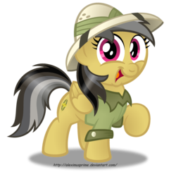 Size: 1280x1249 | Tagged: safe, artist:aleximusprime, daring do, g4, female, simple background, solo, transparent background