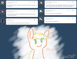 Size: 1280x982 | Tagged: safe, applejack, ask ol applejack, g4, ask, female, solo, tumblr