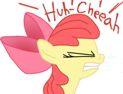 Size: 3000x2300 | Tagged: safe, artist:masterxtreme, apple bloom, earth pony, pony, g4, eyes closed, female, fetish, filly, gritted teeth, sneezing, sneezing fetish, solo