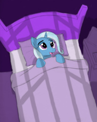 Size: 3309x4172 | Tagged: safe, artist:theblackemperor, trixie, pony, unicorn, g4, bed, female, male, mare, solo, the simpsons