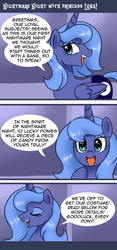 Size: 550x1174 | Tagged: safe, artist:pijinpyon, princess luna, ask little luna, g4, comic, contest, female, s1 luna, solo