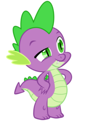 Size: 1753x2479 | Tagged: safe, artist:pantera000, spike, dragon, g4, it's about time, male, raised eyebrow, simple background, solo, transparent background, vector