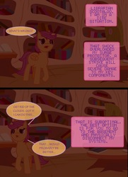 Size: 946x1310 | Tagged: safe, scootaloo, g4, ask-twilightvi, twilight v.i., virtual intelligence