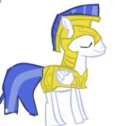 Size: 1004x1020 | Tagged: safe, pegasus, pony, male, ms paint, royal guard, solo