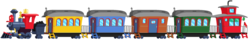 Size: 2332x376 | Tagged: safe, artist:blackrobtheruthless, casey jr., crossover, dumbo, locomotive, style emulation, train