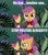 Size: 640x720 | Tagged: safe, apple bloom, scootaloo, g4, caption, image macro, it's time to stop posting, meme, reaction image