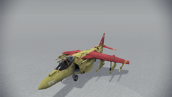 Size: 1920x1080 | Tagged: safe, apple bloom, g4, ace combat, av-8b, barely pony related, customized vehicle, harrier, jet