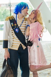 Size: 3264x4896 | Tagged: artist needed, safe, artist:unkcos14, princess cadance, shining armor, human, bronycon, bronycon 2013, g4, 2013, camera, convention, cosplay, irl, irl human, photo, tongue out