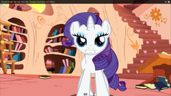 Size: 1366x768 | Tagged: safe, rarity, turnabout storm, g4, female, looking at you, solo