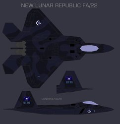 Size: 880x908 | Tagged: safe, artist:lonewolf3878, air force, air superiority, aircraft, barely pony related, f-22 raptor, fighter, jet, lockheed corporation, new lunar republic, plane, warplane