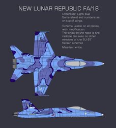 Size: 853x937 | Tagged: safe, artist:lonewolf3878, air force, aircraft, barely pony related, f/a-18 hornet, fighter, jet, jet fighter, new lunar republic, plane, warplane