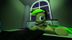 Size: 1920x1080 | Tagged: safe, artist:texas-doughnut, oc, oc only, pony, 3d, solo