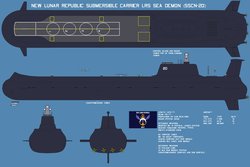 Size: 1095x730 | Tagged: safe, artist:lonewolf3878, aircraft, aircraft carrier, barely pony related, helicopter, navy, new lunar republic, submarine, submersible carrier