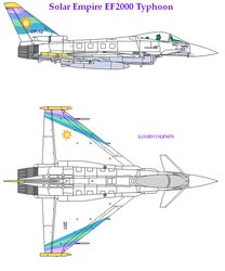 Size: 815x981 | Tagged: safe, artist:lonewolf3878, air force, aircraft, barely pony related, ef2000, eurofighter typhoon, jet, multirole fighter, plane, solar empire, warplane