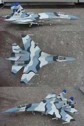 Size: 733x1090 | Tagged: safe, artist:lonewolf3878, air force, aircraft, barely pony related, irl, jet, model plane, new lunar republic, plane, sukhoi su-27 flanker, warplane
