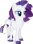 Size: 4067x5500 | Tagged: dead source, safe, artist:theshadowstone, rarity, classical unicorn, g4, absurd resolution, chest fluff, cloven hooves, curved horn, female, horn, leonine tail, sharp horn, simple background, solo, transparent background, unshorn fetlocks, vector