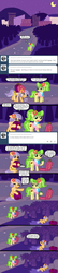 Size: 640x2982 | Tagged: safe, artist:ficficponyfic, chickadee, ms. peachbottom, oc, cyoa:peachbottom's quest, g4, cyoa, jezzie belle, tumblr