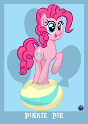 Size: 1500x2100 | Tagged: safe, artist:template93, pinkie pie, g4, ball, female, solo