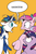 Size: 365x549 | Tagged: safe, edit, idw, official comic, princess cadance, twilight sparkle, g4, exploitable meme, meme, sandvich, screaming armor, team fortress 2, younger