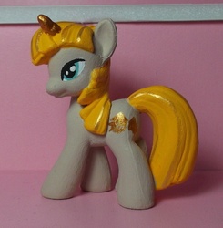 Size: 490x500 | Tagged: safe, artist:sanadaookmai, golden glow, g2, g4, customized toy, g2 to g4, generation leap, irl, photo, toy