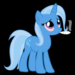 Size: 894x894 | Tagged: safe, artist:murdershy01, trixie, pony, unicorn, g4, drugs, female, mare, solo, stoned trixie