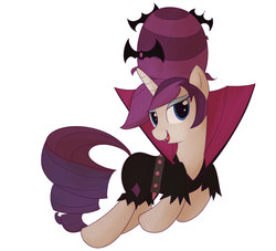 Size: 1374x1246 | Tagged: safe, artist:lance, rarity, pony, unicorn, g4, alternate hairstyle, clothes, costume, female, nightmare night, nightmare night rarity, solo