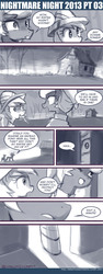 Size: 550x1464 | Tagged: safe, artist:johnjoseco, daring do, derpy hooves, princess luna, alicorn, pony, ask princess molestia, g4, clothes, comic, costume, link, nightmare night, the legend of zelda