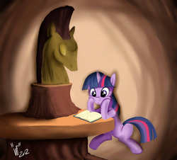 Size: 2740x2472 | Tagged: dead source, safe, artist:wolverfox, twilight sparkle, g4, book, female, reading, solo