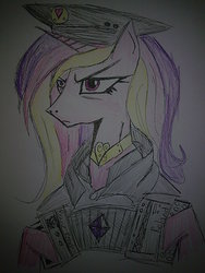 Size: 960x1280 | Tagged: safe, artist:lawrencexviii, princess cadance, g4, female, kosovo je srbija, remove kebab, solo