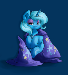 Size: 1280x1415 | Tagged: safe, artist:askpopcorn, trixie, pony, unicorn, g4, female, mare, smiling, solo