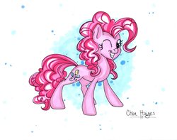 Size: 1993x1567 | Tagged: safe, artist:frostykat13, pinkie pie, g4, female, solo, traditional art