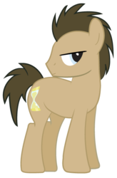 Size: 368x560 | Tagged: safe, artist:dm29, doctor whooves, time turner, earth pony, pony, g4, male, sassy, simple background, solo, stallion, transparent background, vector