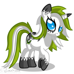 Size: 1000x1000 | Tagged: safe, artist:freakization, oc, oc only, oc:shifterdreams, pony, unicorn, coat markings, commission, simple background, solo, tail, transparent background, two toned mane, two toned tail