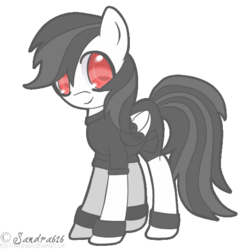 Size: 543x543 | Tagged: safe, artist:freakization, oc, oc only, oc:dark star, pegasus, pony, clothes, commission, simple background, solo, transparent background