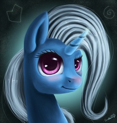 Size: 850x890 | Tagged: safe, artist:gusteaureeze, trixie, pony, unicorn, g4, female, mare, smiling, solo