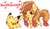 Size: 836x486 | Tagged: safe, artist:ponymonster, apple strudely, pikachu, g4, apple family member, crossover, pokémon