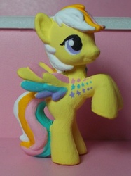Size: 373x500 | Tagged: safe, artist:sanadaookmai, ringlet, g1, g4, customized toy, g1 to g4, generation leap, irl, photo, rainbow curl pony, toy