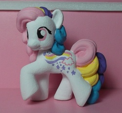 Size: 538x500 | Tagged: safe, artist:sanadaookmai, raincurl, g1, g4, customized toy, g1 to g4, generation leap, irl, photo, rainbow curl pony, toy